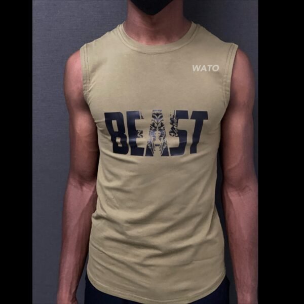 3852 Mens Beast tank top - Image 3