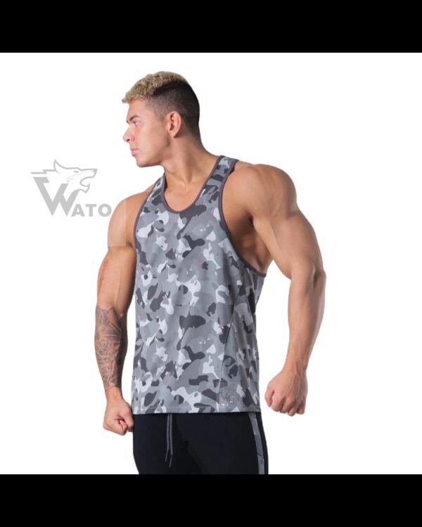 3863 Men’s Camo tank top