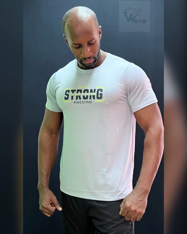 3893 “Strong” Mens T-Shirt - Image 4