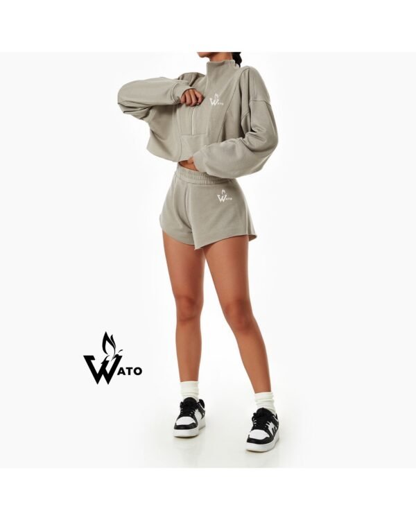 Women’s Jane Pullover Sweater Shorts Set - Image 3