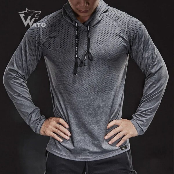 Men’s 4004 Hooded Shirt - Image 4