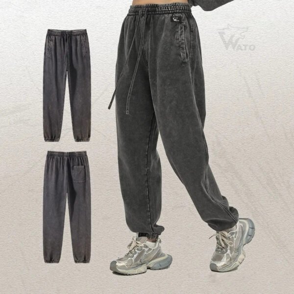 Unisex 39990 Washed Denim Joggers - Image 5