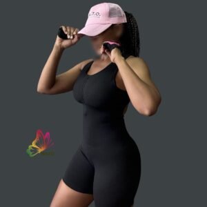 W4026 Giselle Playsuit with Zip