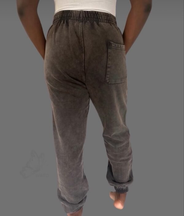 Unisex 39990 Washed Denim Joggers - Image 4