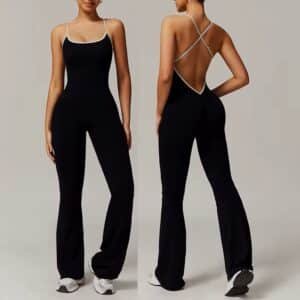 Nancy Flared-Leg Bodysuit