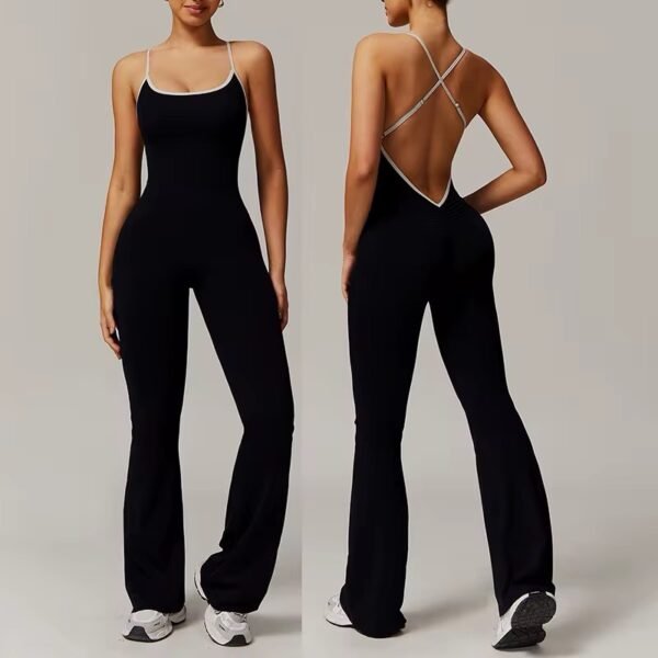 Nancy Flared-Leg Bodysuit