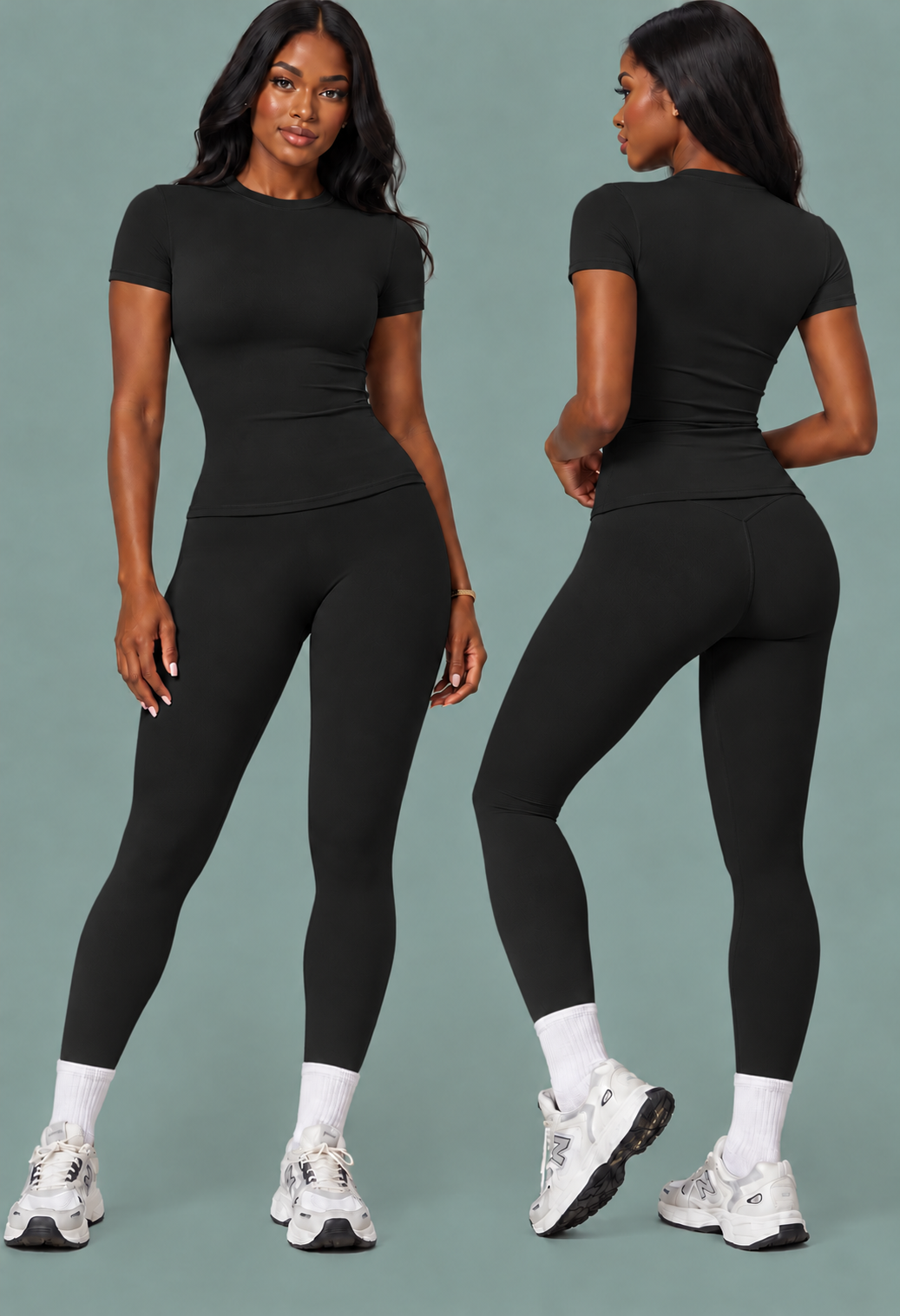 Bethany Sculpt Tee Set - Image 3