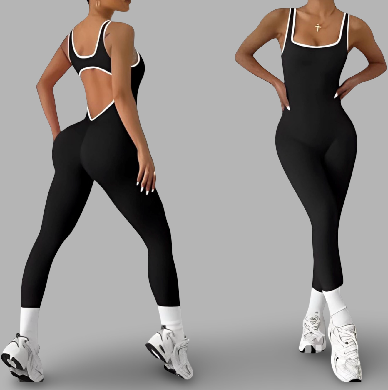 Janelle Open-Back Jumpsuit - Image 3