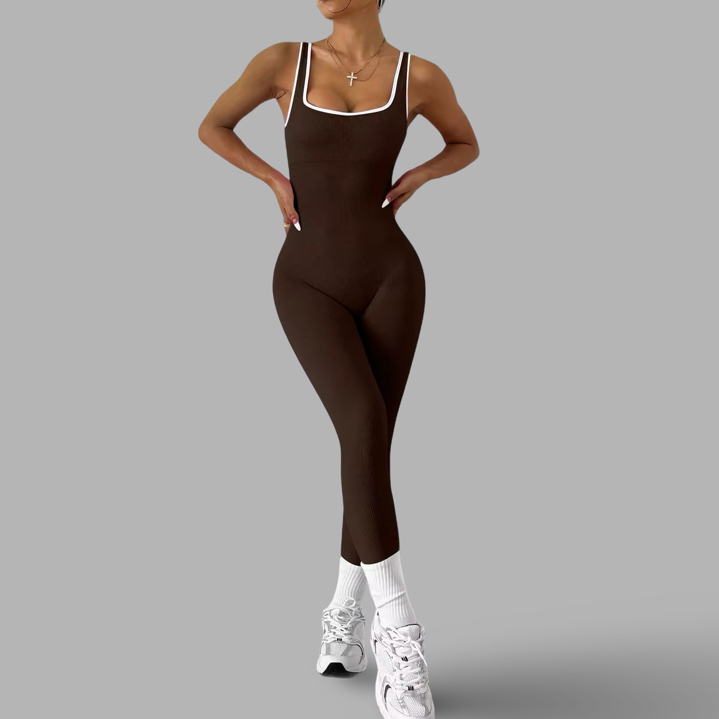 Janelle Open-Back Jumpsuit - Image 5
