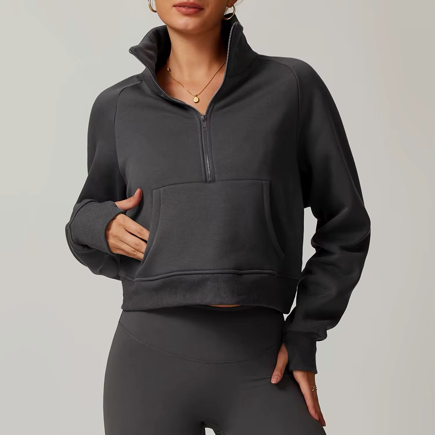 Niya Cozy Zip Pullover - Image 3