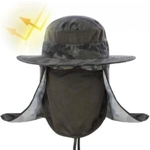 Trekshield Green Camo Sun Hat 40547