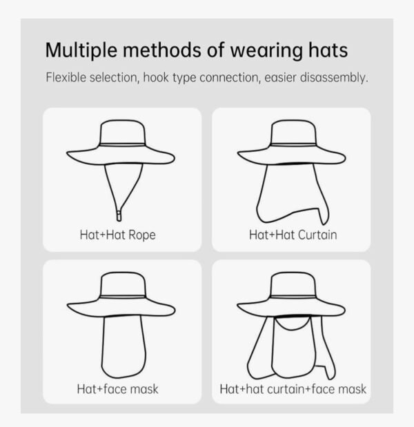 Trekshield Camo Sun Hat 40547 - Image 2