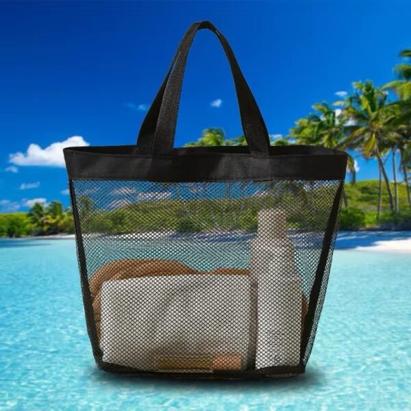 Mini  Mesh Tote Bag - Image 3