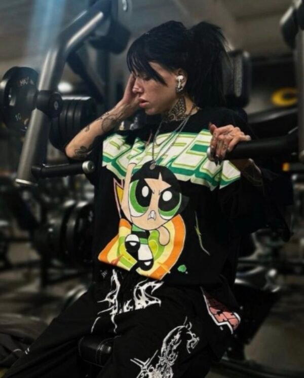 PowerVibe Oversized Graphic Tee - Image 4
