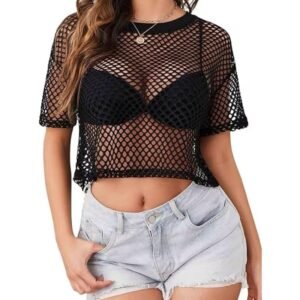 Cher Mesh Babe Crop Tee