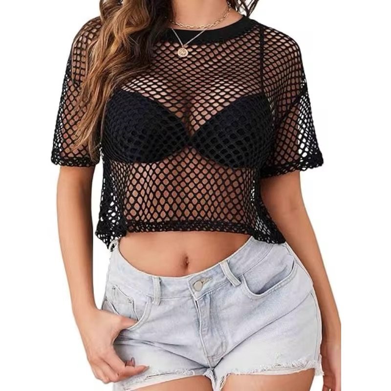 Cher Mesh Babe Crop Tee