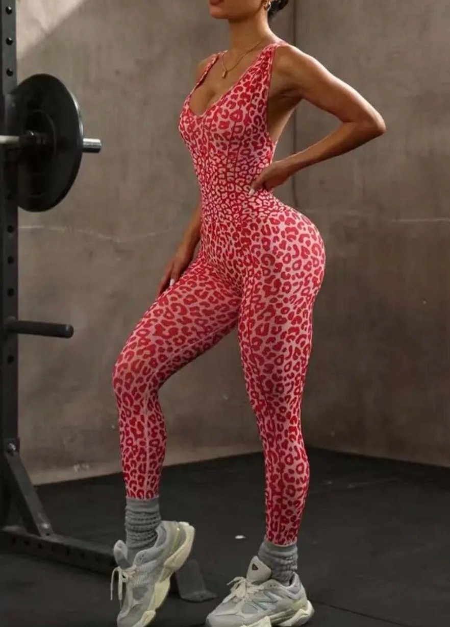 Erika Leopard Jumpsuit - Image 3